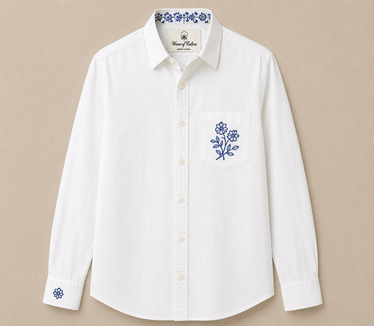 Ivory Peacock Heritage Shirt