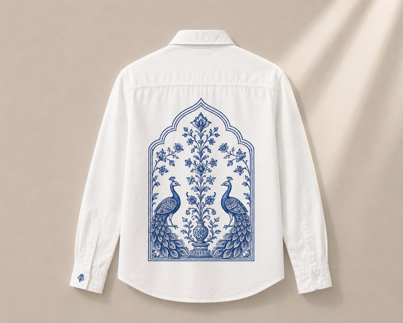 Ivory Peacock Heritage Shirt