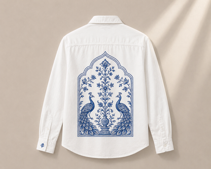 Ivory Peacock Heritage Shirt