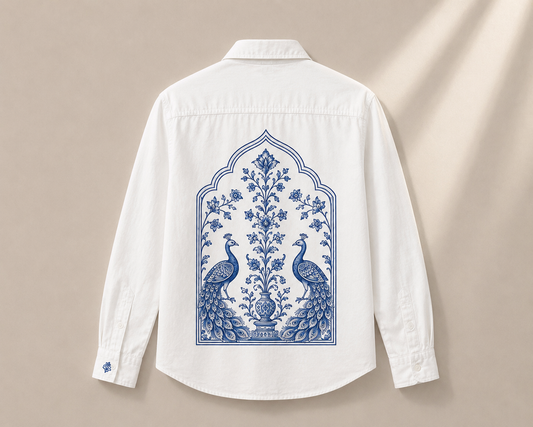 Ivory Peacock Heritage Shirt